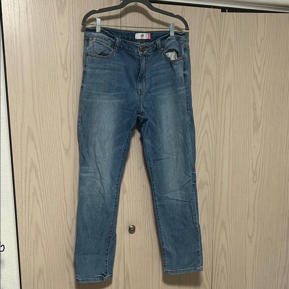 CAbi Women's High Rise Blue Jeans